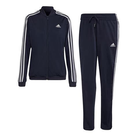 adidas anzug blau weiß|Adidas trainersanzüge.